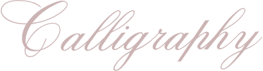 Calligraphy